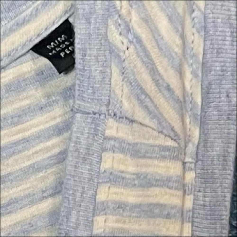 ATM Anthony Thomas Melillo blue and white striped tank maxi dress size Medium - Picture 9 of 9